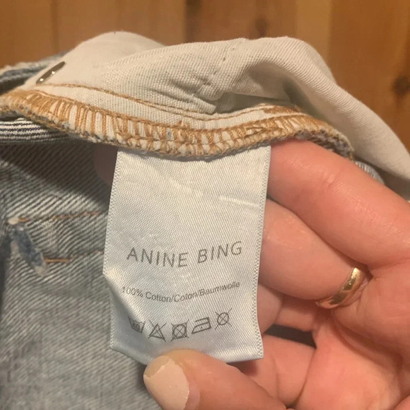 New ANINE BING Jean shorts - Picture 7 of 8